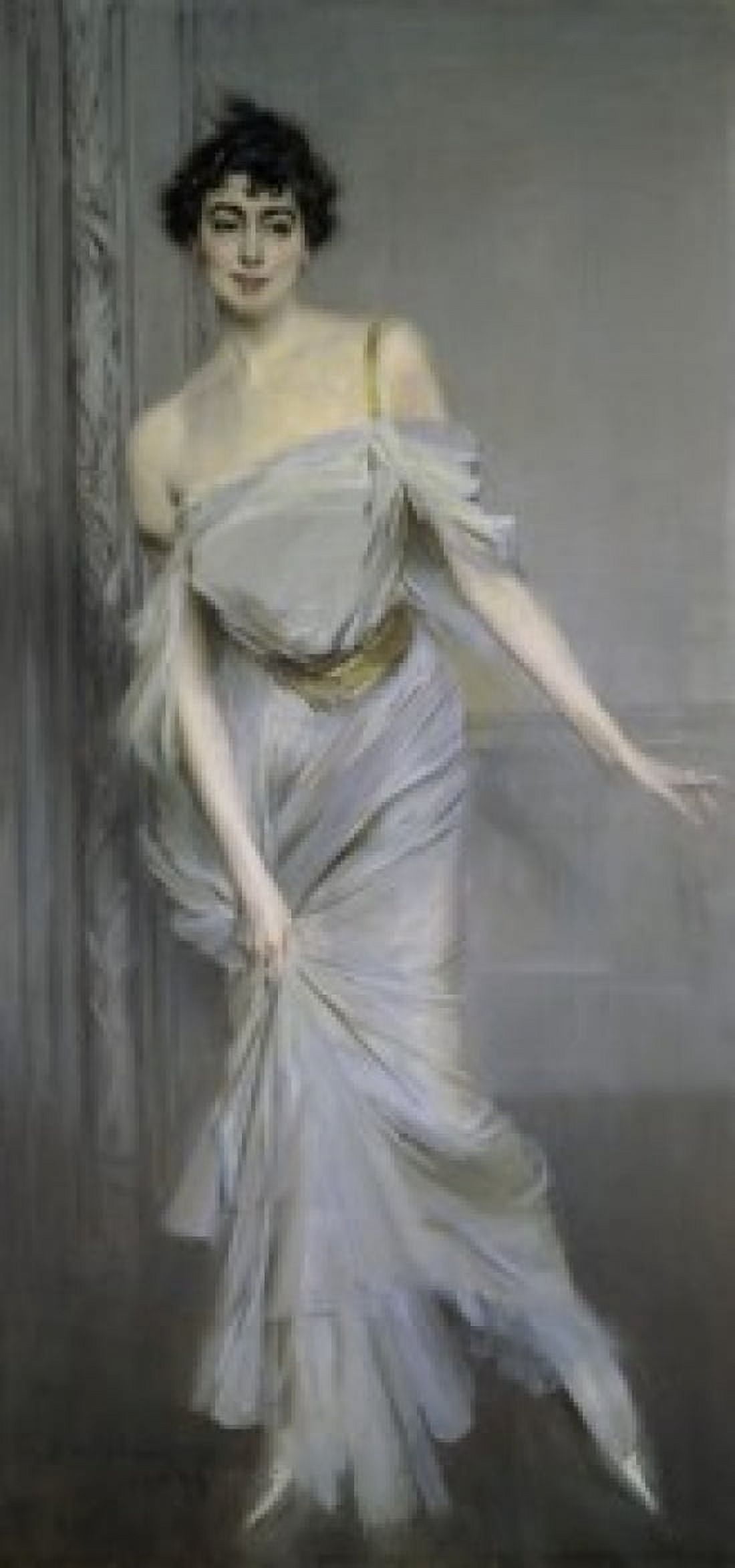 Madame Charles Max 1896 Giovanni Boldini (1845-1931Italian) Musee dOrsay Paris Canvas Art - Giovanni Boldini (18 x 24)