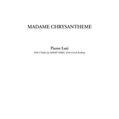 Pre-Owned Madame Chrysantheme