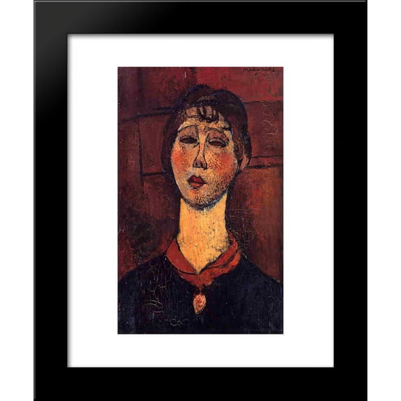 Madame Dorival 20x24 Framed Art Print by Modigliani, Amedeo