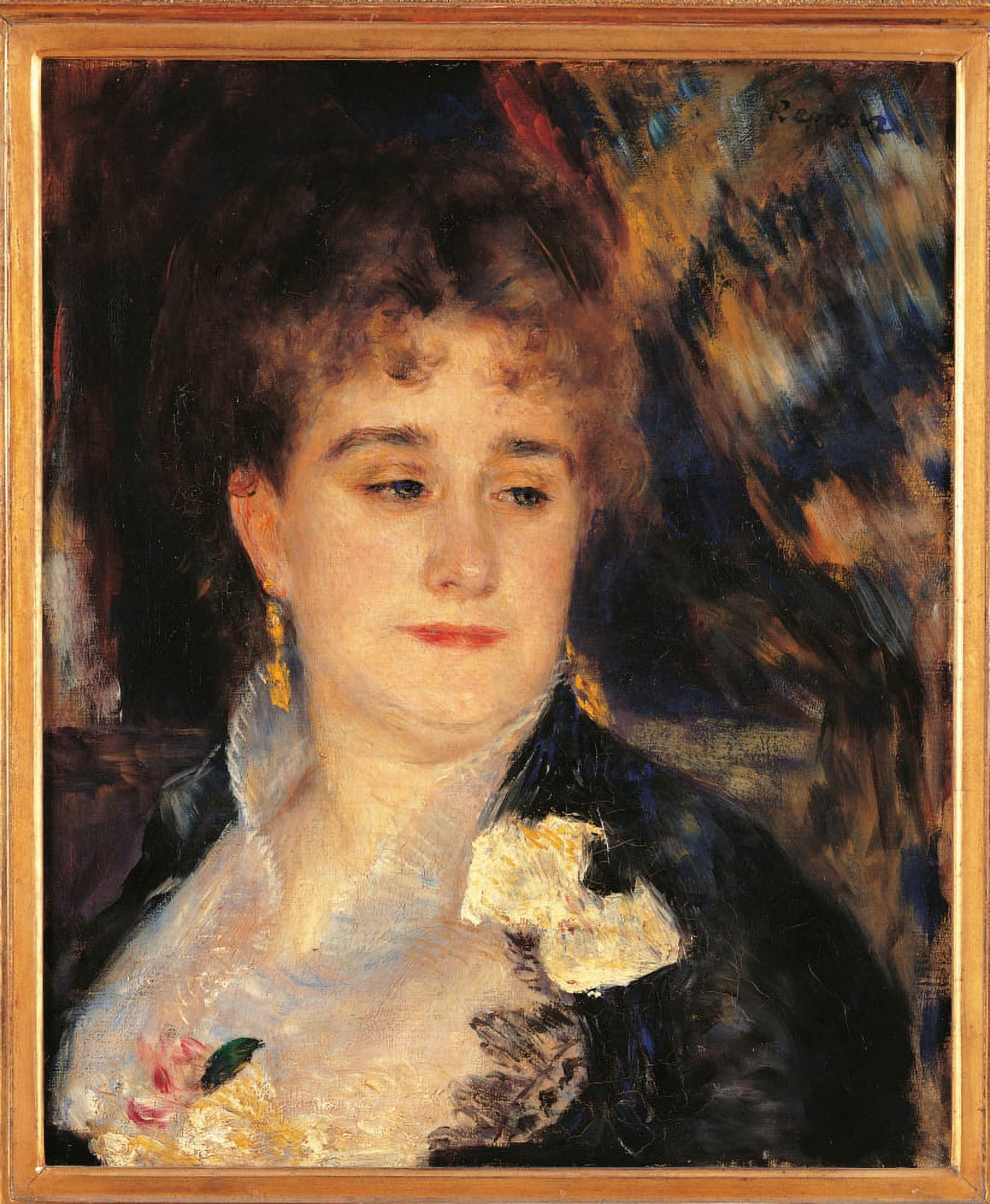 Madame Georges Charpentier Canvas Art - (18 x 24)