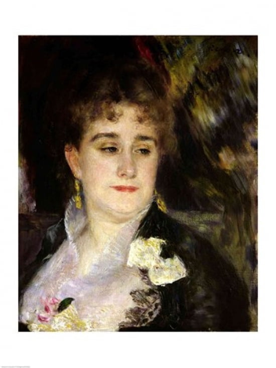 Madame Georges Charpentier Canvas Art - Pierre-Auguste Renoir (18 x 24)