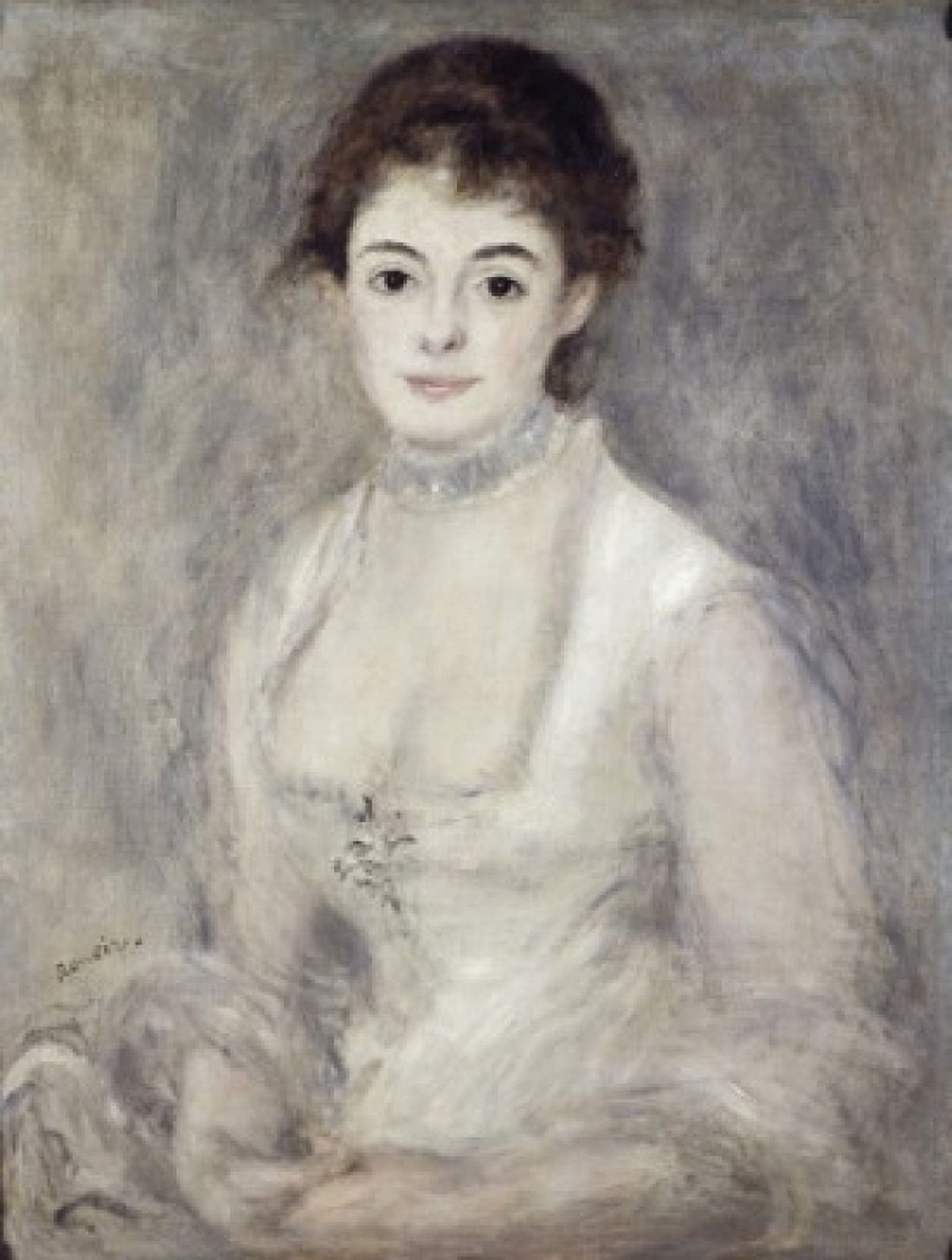 Madame Henriot 1876 Pierre-Auguste Renoir (1841-1919 French) Oil on canvas National Gallery of Art Washington DC Canvas Art - Pierre-Auguste Renoir (18 x 24)