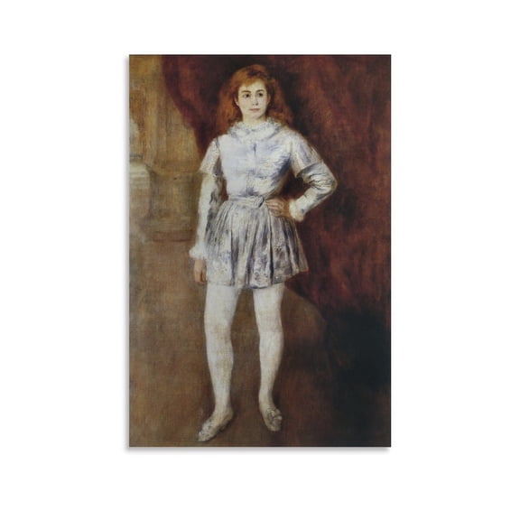 Madame Henriot in The Role by Pierre Auguste Renoir Poster Posters Art Print Wall Photo Paint Poster Hanging Picture Family Bedroom Decor Gift 08x12inch(20x30cm)