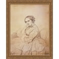 thumbnail image 1 of Madame Jean Auguste Dominique Ingres, born Delphine Ramel 28x36 Large Gold Ornate Wood Framed Canvas Art by Jean Auguste Dominique Ingres, 1 of 2
