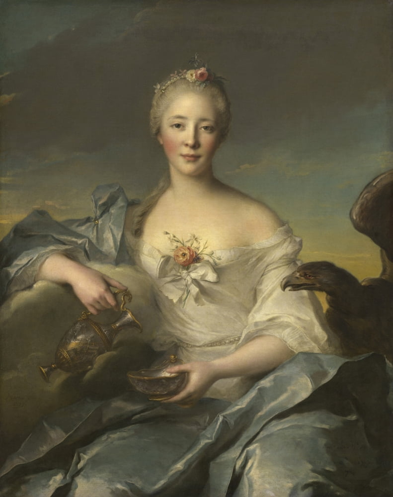 Madame Le Fevre De Caumartin As Hebe Canvas Art - (24 x 36)