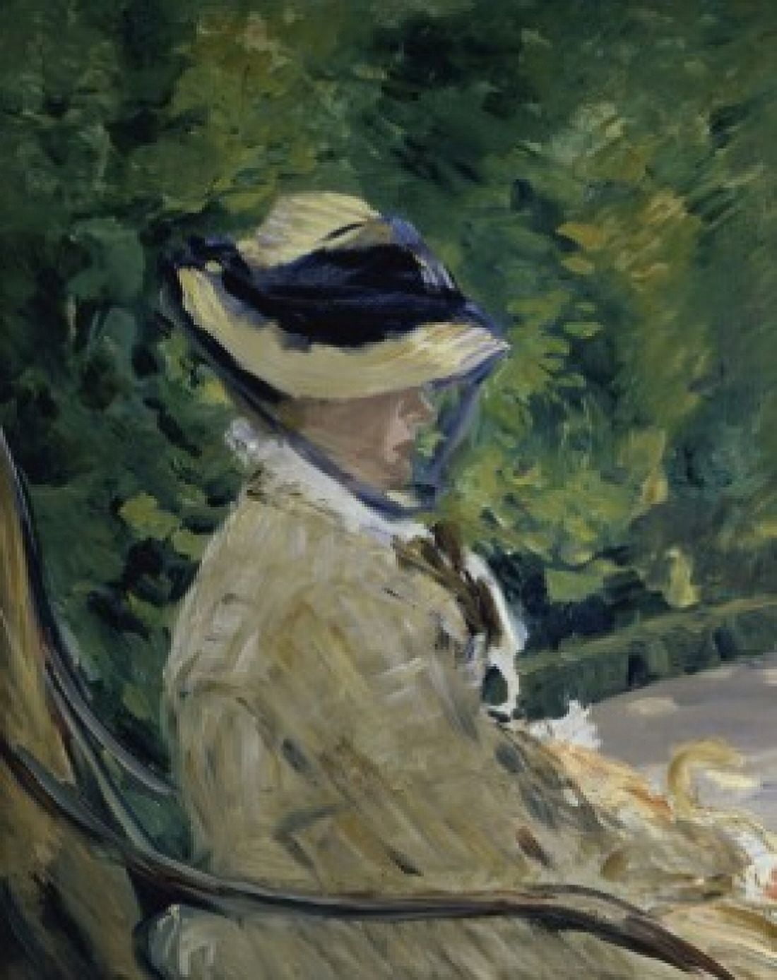 Madame Manet at Bellevue Edouard Manet (1832-1883French) Annenberg Collection Palm Springs California Canvas Art - Edouard Manet (18 x 24)