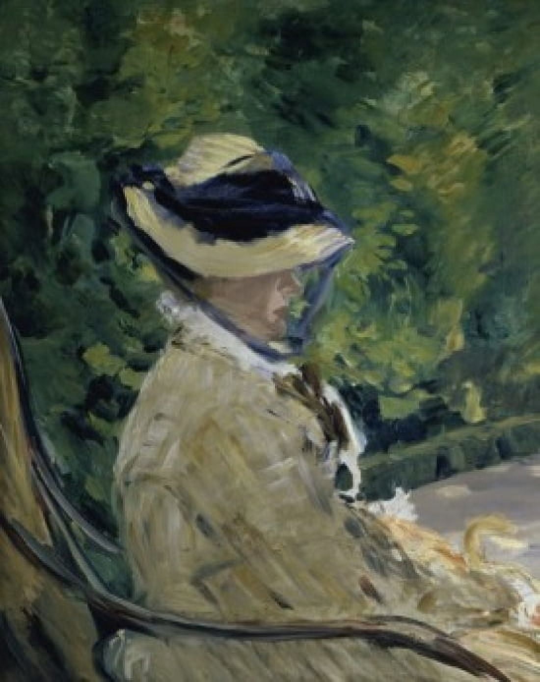 Madame Manet at Bellevue Edouard Manet (1832-1883French) Annenberg Collection Palm Springs California Canvas Art - Edouard Manet (24 x 36)