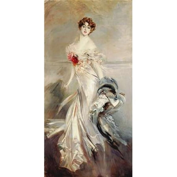Madame Marthe Regnier Poster Print by Giovanni Boldini, 10 x 20 - Small