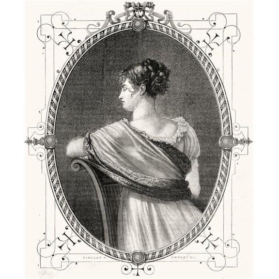 Madame Rcamier Jeanne Fran oise Julie Adlade Bernard Mme Rcamier Aka Juliette 1777-1849 Celebrated French Beauty Poster Print - Large - 26 x 32