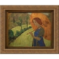 thumbnail image 1 of Madame Serusier with a Parasol 24x20 Gold Ornate Wood Framed Canvas Art by Paul Serusier, 1 of 2