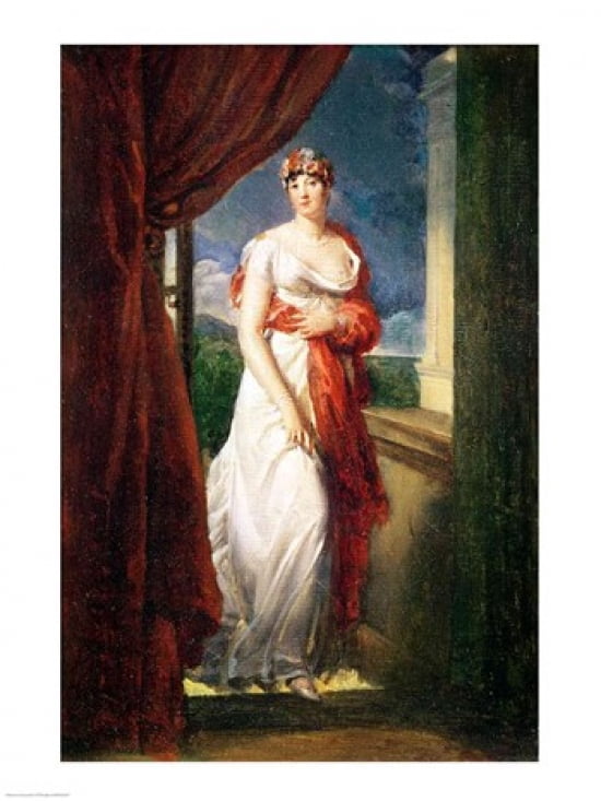 Madame Tallien Canvas Art - Francois Gerard (18 x 24)