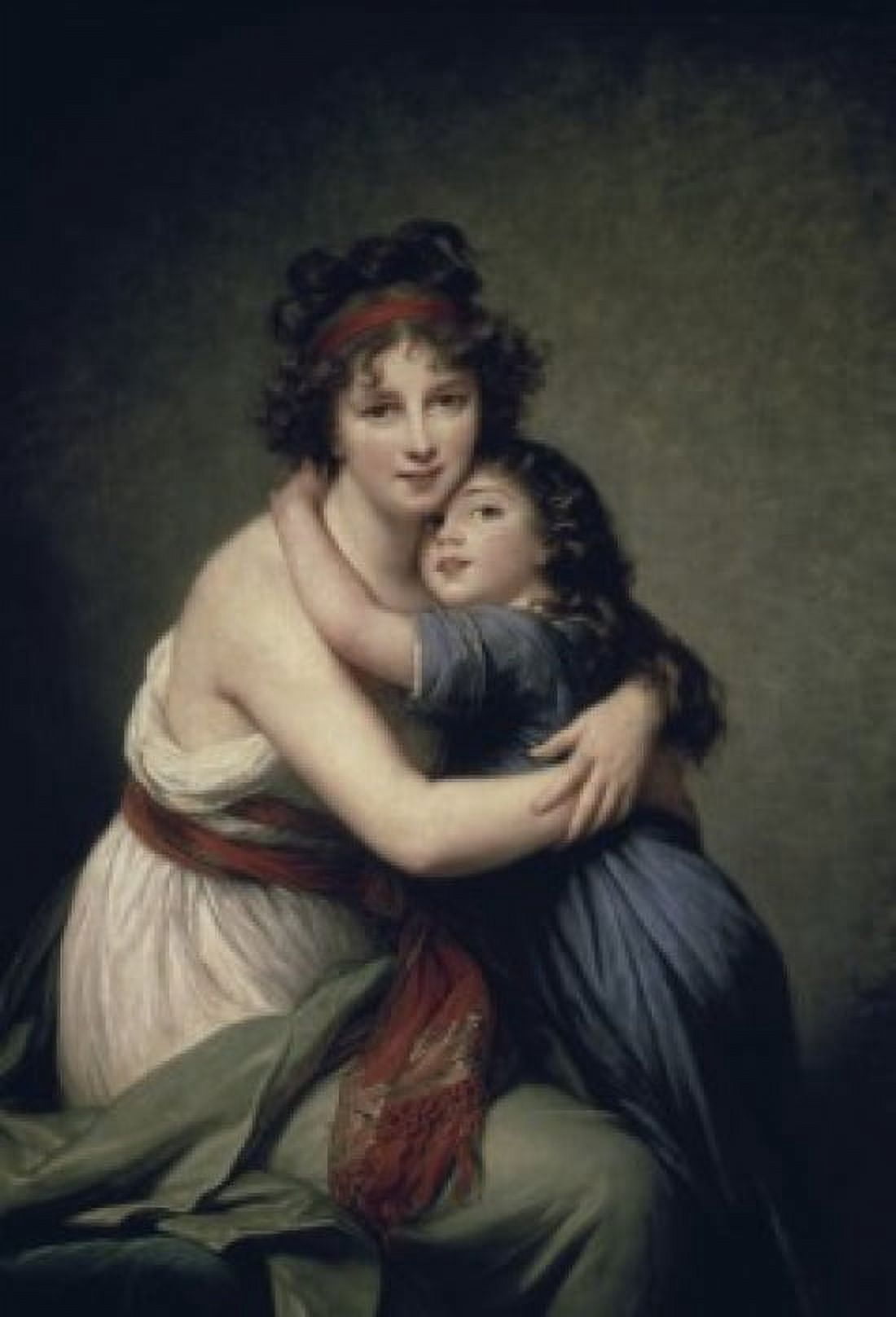 Madame Vigee-LeBrun and Her Daughter Elisabeth Louise Vigee-LeBrun (1755-1842French) Musee du Louvre Paris Canvas Art - Elisabeth Louise Vigee-LeBrun (18 x 24)