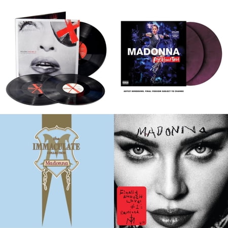 Rebel Heart Tour (X) (Purple Galaxy Swirl Vinyl/2LP) & Madame X (Live) (3LP) & Finally Enough Love (2LP) & Immaculate Collection (2LP)