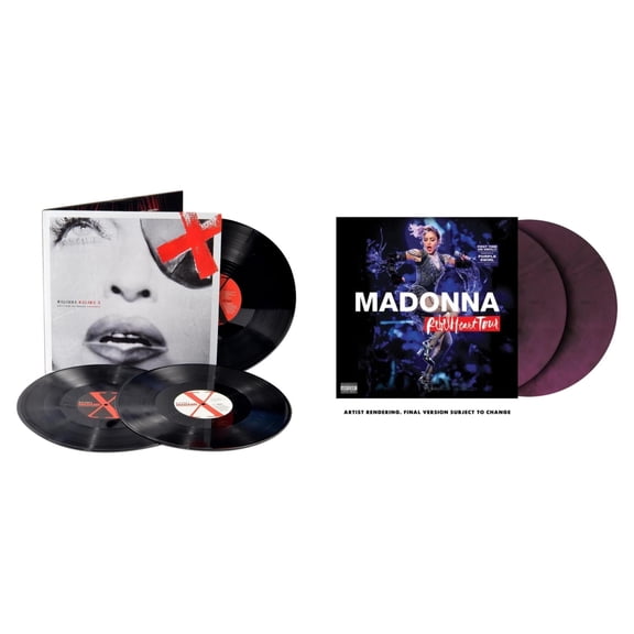 Rebel Heart Tour (X) (Purple Galaxy Swirl Vinyl/2LP) & Madame X (Live) (3LP)