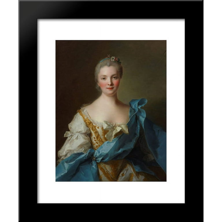 Madame de La Porte 20x24 Framed Art Print by Nattier, Jean-Marc