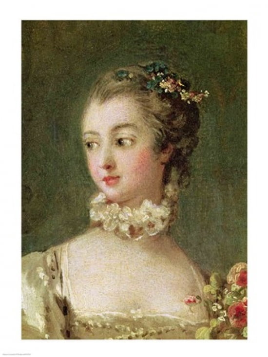 Madame de Pompadour Canvas Art - Francois Boucher (18 x 24)