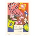 thumbnail image 1 of Madame de Pompadour - Feast at the Pavillon de Marsan Paris France - From an Original Cut-Out Artwork by Henri Matisse c.1951 - Master Art Print 10in x 14in, 1 of 4
