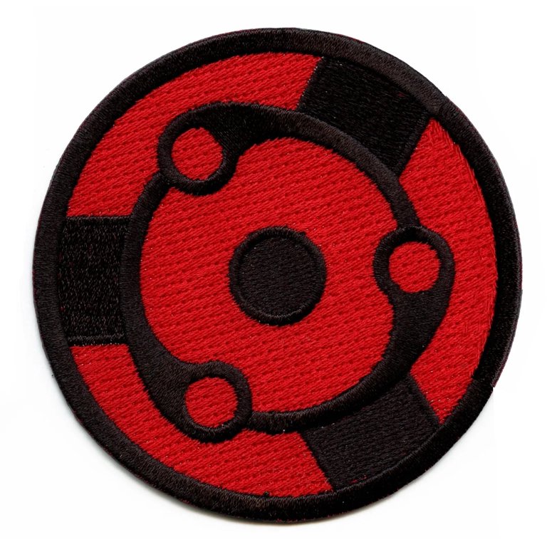 Naruto Sharingan Logo Patch (3 Inch) Iron/Sew-on Badge Anime TV