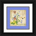 thumbnail image 1 of Maday, Jane 20x20 Black Ornate Wood Framed with Double Matting Museum Art Print Titled - Blooming Garden I, 1 of 4