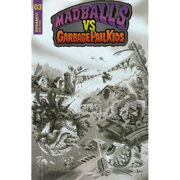 Madballs vs Garbage Pail Kids #3F VF ; Dynamite Comic Book