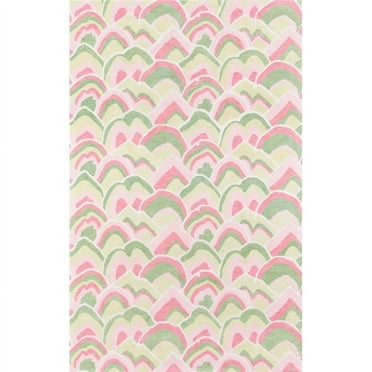 Madcap Cottage Embrace Cloud Club Area Rug, 5 X 8, Pink 5 x 8 Feet Pink