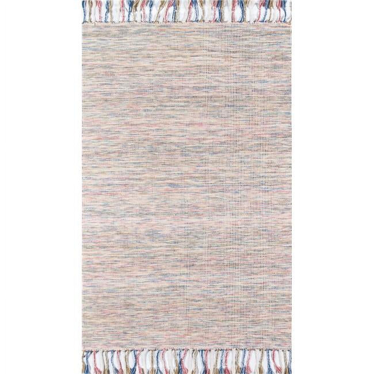 Bazaar Explorer Multicolor Wool & Cowhide 3'6" x 5'6" Area Rug