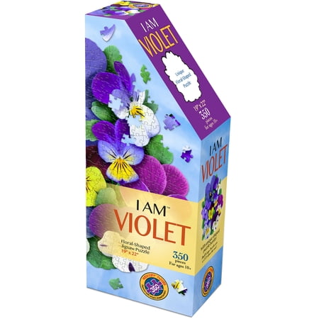 Madd Capp 350-Piece I Am Violet Floral Shaped Jigsaw Puzzle