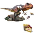 thumbnail image 1 of Madd Capp: I Am LiL' T.Rex - 48 Piece Puzzle - Kids Dinosaur-Shaped Jigsaw, 25x15" Size, Prehistoric, Poster Reference, Educational Fun Fact Booklet, 1 of 11