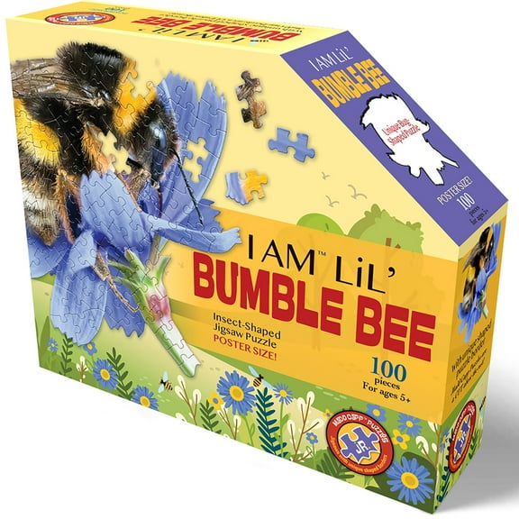 Madd Capp LiL' BUMBLE BEE 100 Piece Jigsaw Puzzle For Ages 5 And Up - 4023