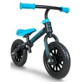 thumbnail image 1 of Toddler Balance Bike – Lightweight No Pedal First Bike for Ages 18 Months to 4 Years – Adjustable Seat – Maintenance-Free 10" Tires – Madd Gear My 1st BMX Balance Bike - Black / Blue, 1 of 11
