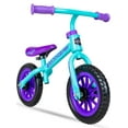 thumbnail image 1 of Toddler Balance Bike – Lightweight No Pedal First Bike for Ages 18 Months to 4 Years – Adjustable Seat – Maintenance-Free 10" Tires – Madd Gear My 1st BMX Balance Bike - Teal / Purple, 1 of 11