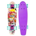 thumbnail image 1 of Retro Mini Cruiser Skateboard for Kids and Teens – Lightweight 22" Flexible Deck – 62mm Smooth Wheels – Ready to Ride – Madd Gear Retro Board - Baller, 1 of 8