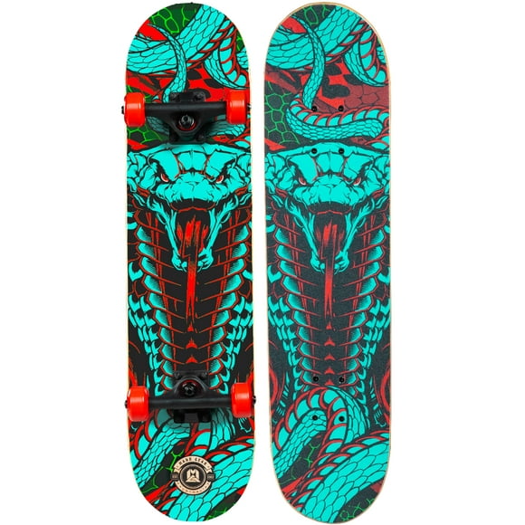 Beginner Skateboard for Kids and Teens – 31" Maple Deck – ABEC-5 Bearings – Easy to Ride – Madd Gear LTR