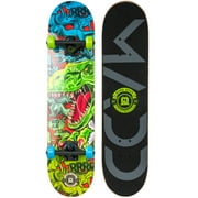 Madd Gear 31 x 7-inch Double Kicktail Beginner Complete Skateboard with 9 Ply Standard Maple Deck