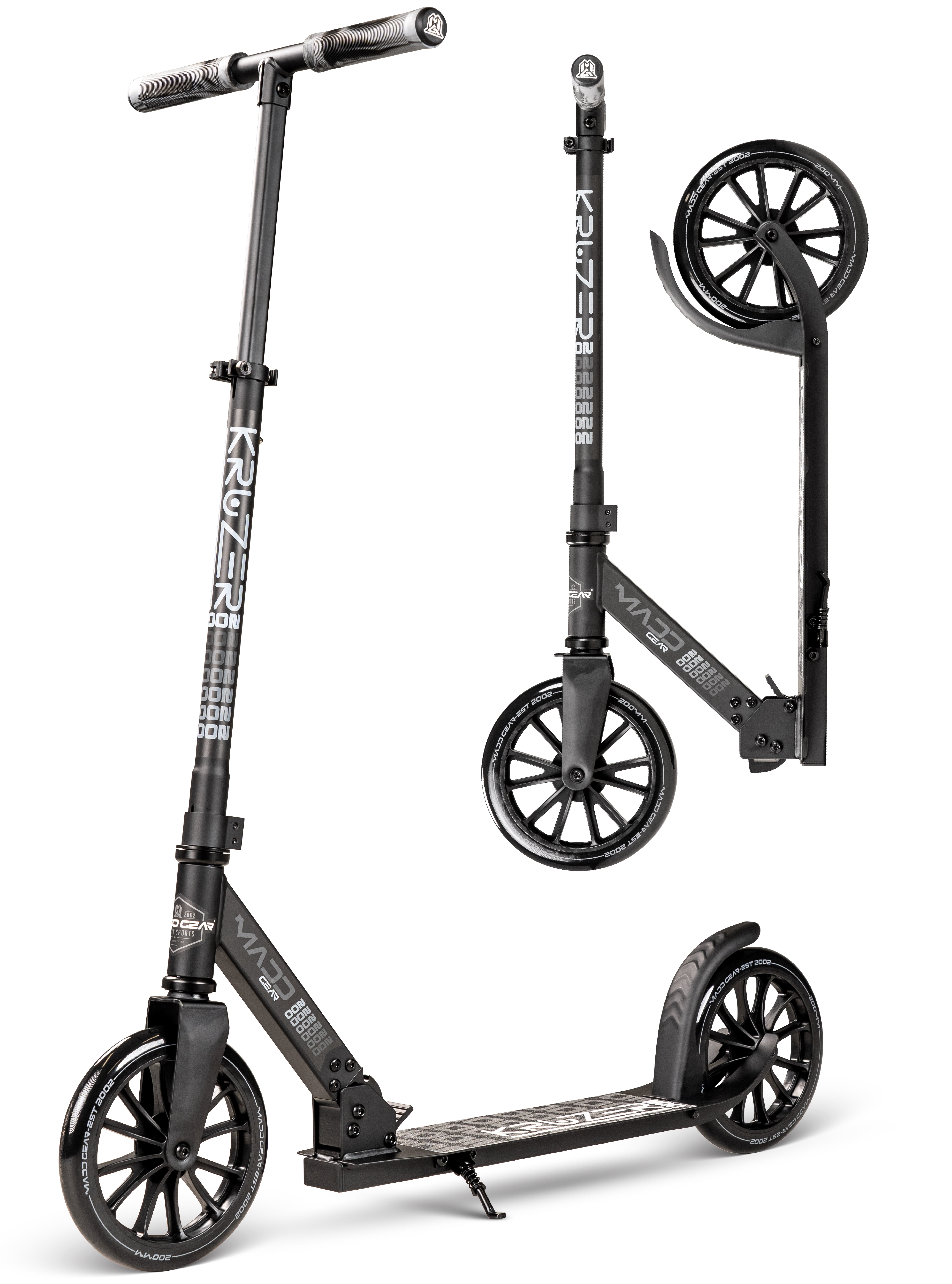 Madd Gear Carve Kruzer 200mm Commuter Scooter - Easy Folding