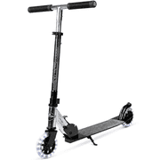 Madd Gear Carve Rize X Light-Up Kids Kick Scooter Black Chrome for Ages 5+