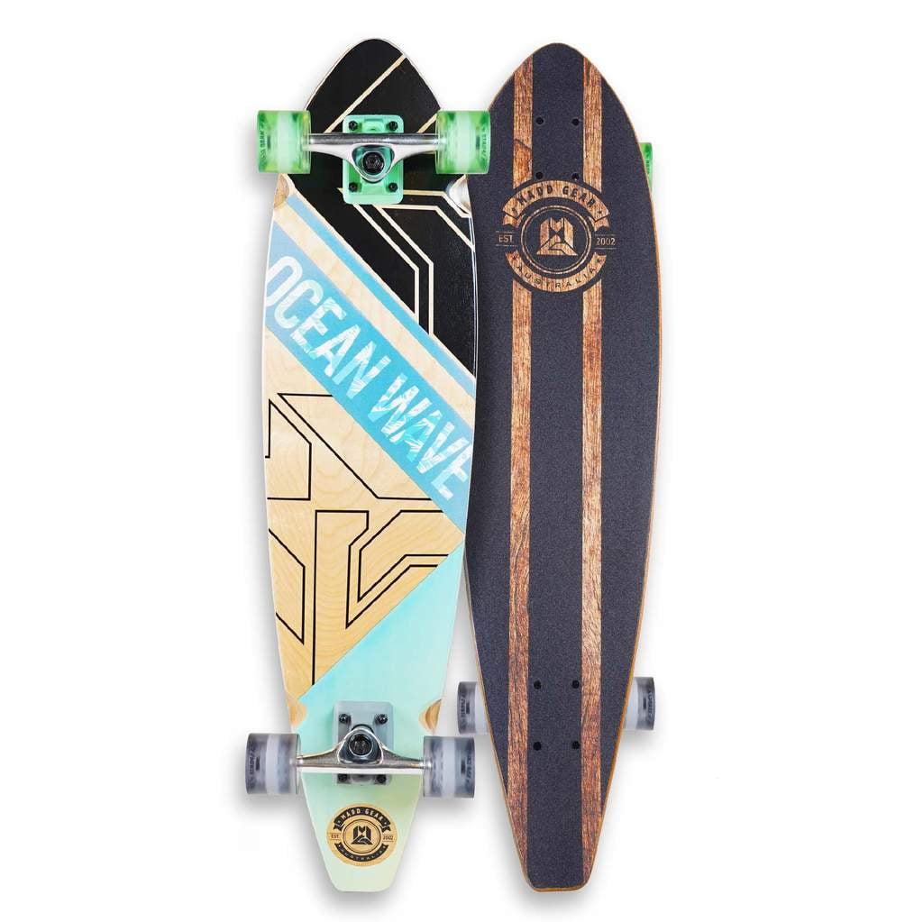 Madd Gear Complete 36 In. x 9 In. Sea Breeze, Suits Ages 5+, Max Rider Weight 220 lbs, Ply Maple Deck Aluminum Trucks 62 mm Wheels ABEC-9 Bearings, Leading Action Sports Brand! - Walmart.com