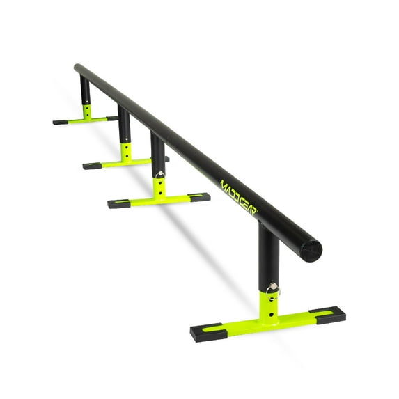 99" Round Grind Rail for Scooters, Skateboards & Inline Skates – Adjustable Height – Madd Gear