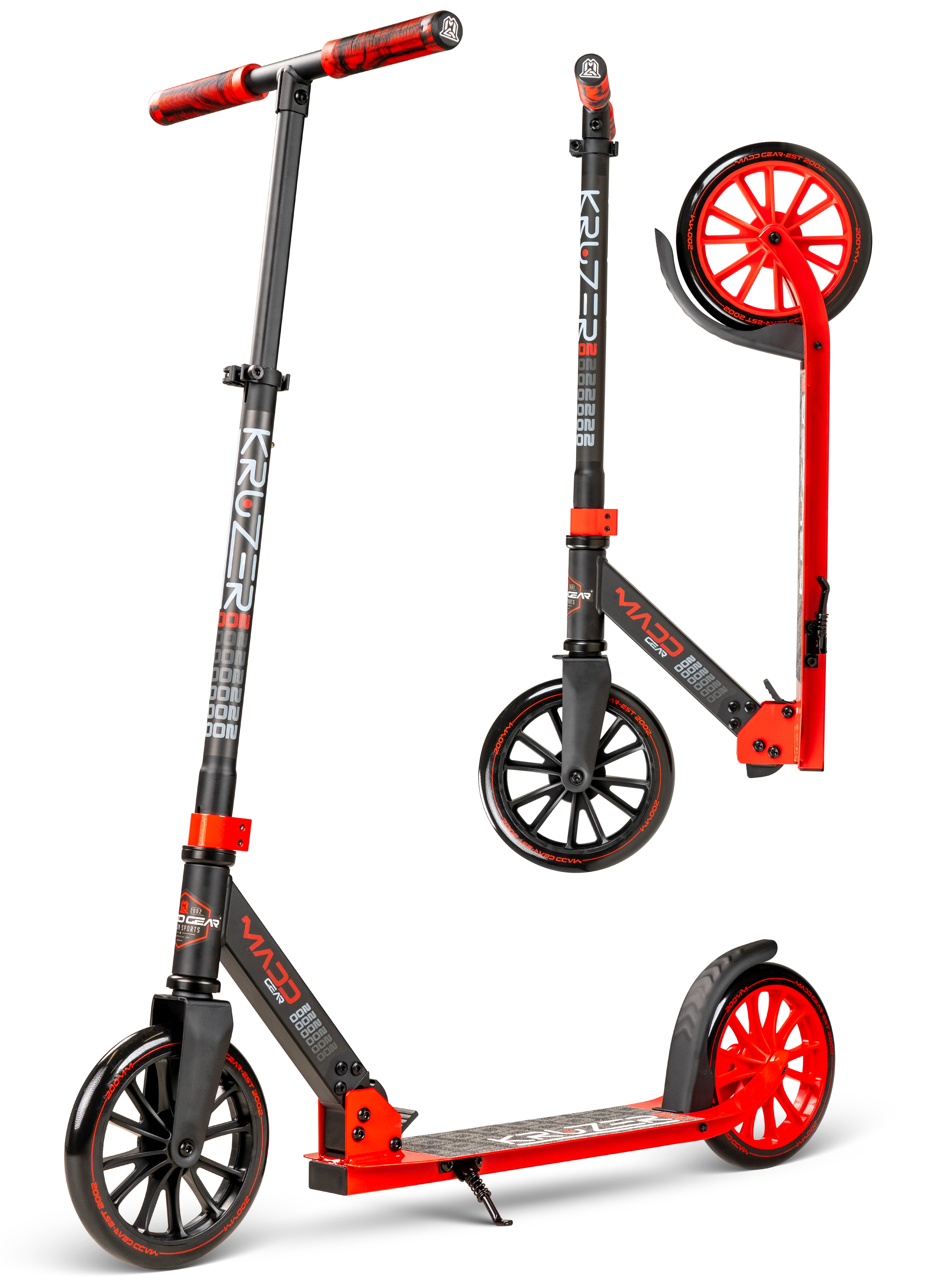 Madd Gear Kruzer 200mm Scooter - Easy Folding, Height