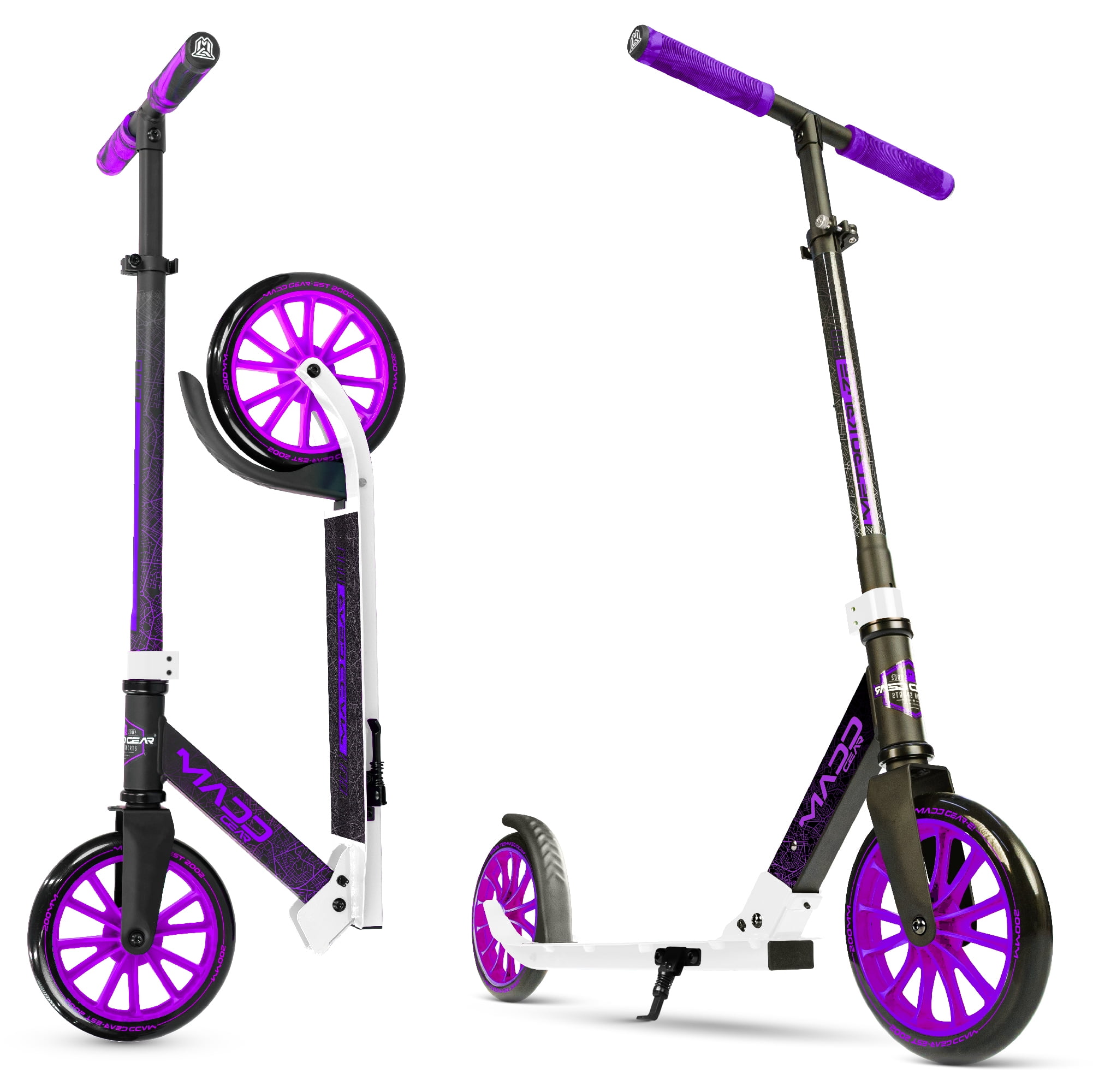 Madd Gear Kruzer 200mm Commuter Scooter Easy Folding for Teens & Adults ...