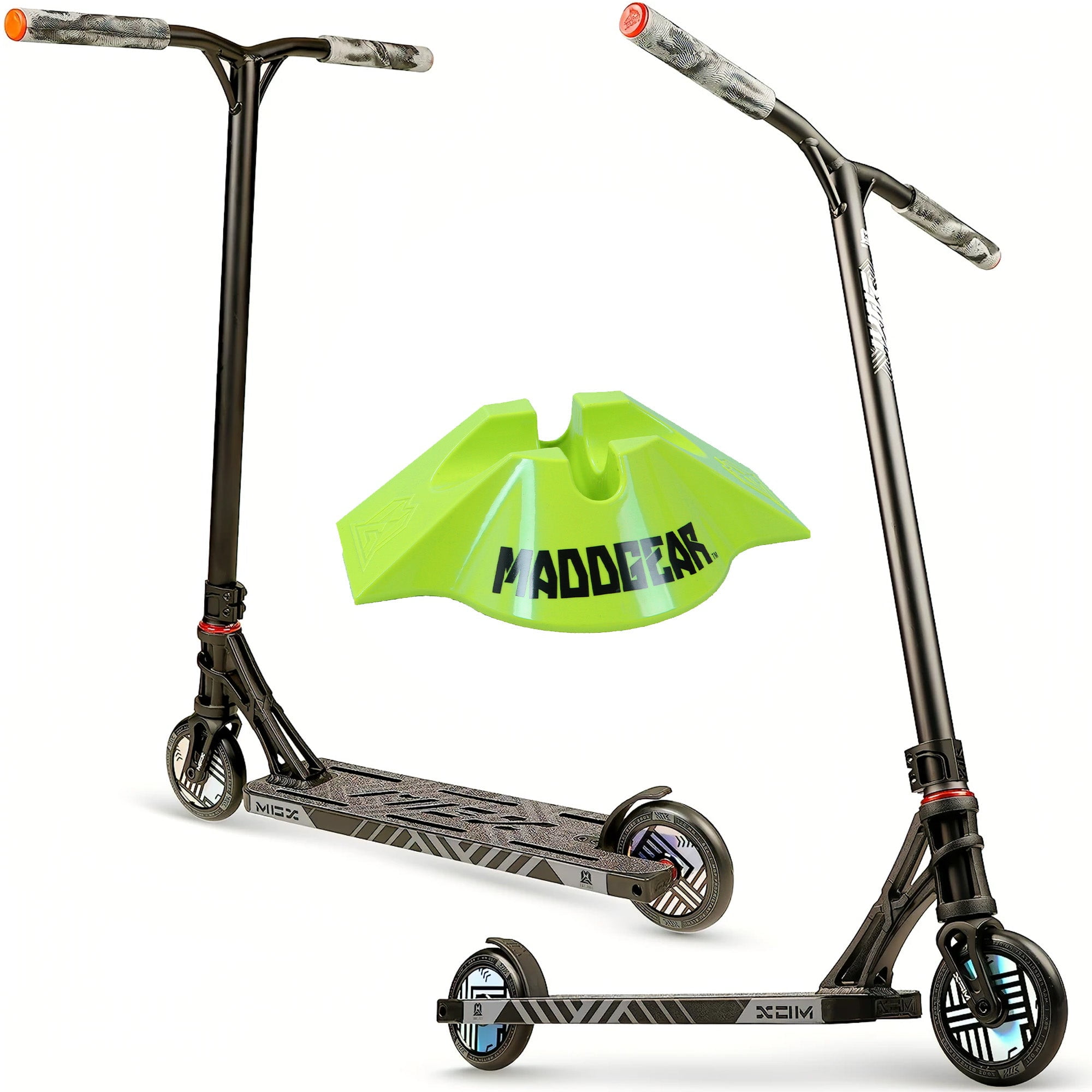 Xspec Pro Stunt Kids Kick Scooter Anodized Aluminum BMX, Neo Chrome – Xspec  Gear