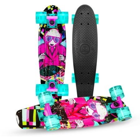 Madd Gear Retro Skateboard – DJ Panda – Great for Ages 5+ - Max Rider Weight 176lbs – 3 Year Manufactured Warranty – Leading Action Sports Brand!