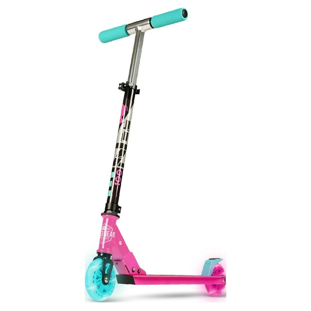 Madd Gear Rize 100 Light-Up Scooter - Pink Teal