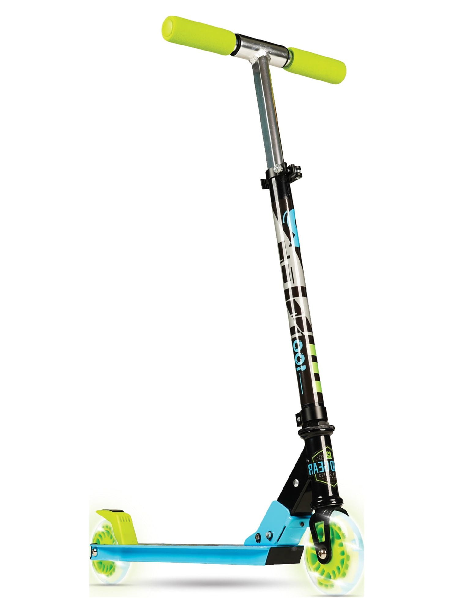 Madd Gear Rize Folding Kids Kick Scooter Light Up Wheels Height