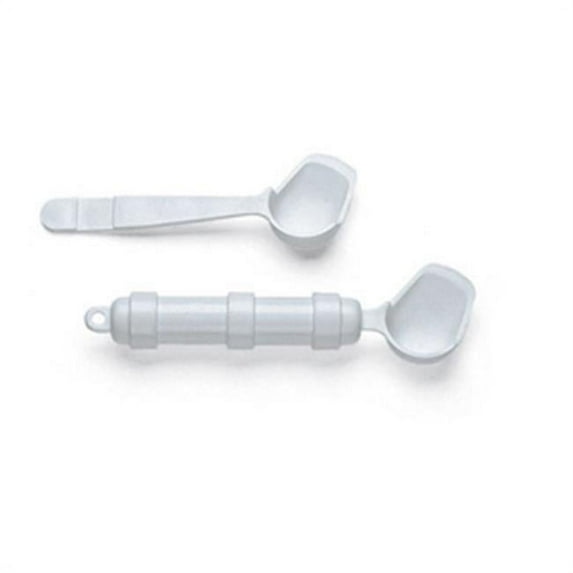Maddak 746460001, Spoon, Plastic, White, 1/Each (972728_EA) 74644001