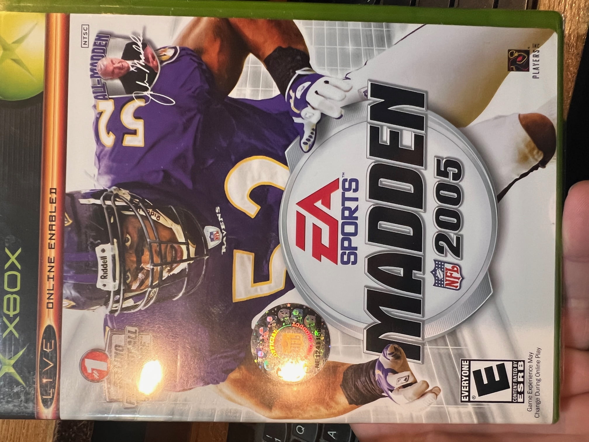 Madden 2005 Xbox Item and Box