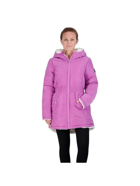 Junior's Reversible Anorak Jacket Mauve X-Large