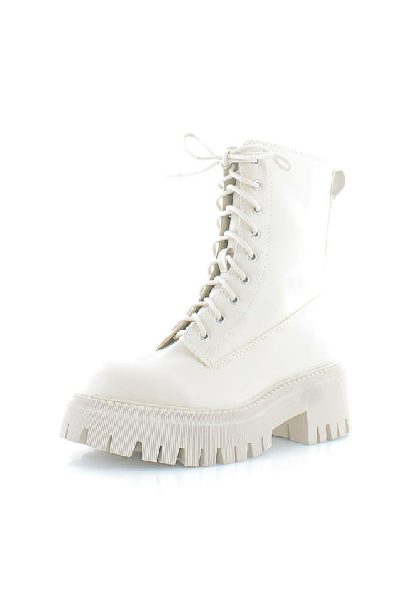 Kknight Women's Boots Almond Pu Size 8.5 M