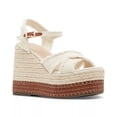 thumbnail image 1 of Madden Girl NATURAL CANVAS Women's Carlotta Platform Espadrille Sandals, US 7.5, 1 of 4
