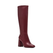 Madden Girl Women's Wesley Block Heel Tall Shaft Boot (Wide Calf Available)